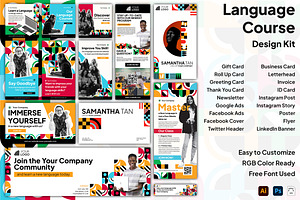 Language Course Design Kit, a Templates & Theme by Esensifiksi.studio