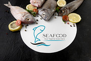 Seafood Restaurant Logo Template, a Branding & Logo Template by YUDesignStore (Thumbnail 3 of 8)