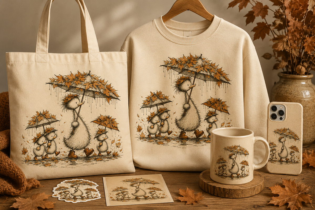 Vintage Fall Autumn Animals Clipart, an Object Graphic by Daisy Design (Photo 6 of 14)