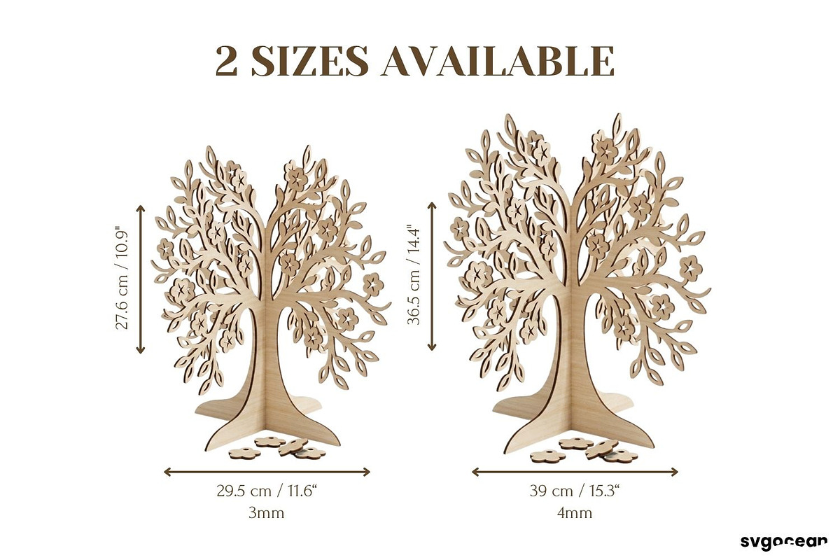 3D Family Tree Stand SVG Bundle, a Decorative Illustration by svgocean (Photo 8 of 14)