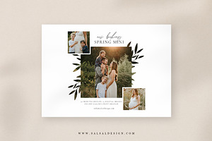 Spring Mini Session Template Mini072