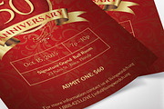 Red Gold Church Anniversary Banquet, a Flyer Template by Four C Graphic (Thumbnail 10 of 10)