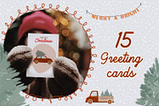 Snowy Village Christmas Collection, a Seasonal Illustration by Mio Buono (Thumbnail 3 of 19)