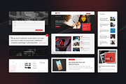 Clean Newspaper & Magazine Website, an UI Kit Template by peterdraw (Thumbnail 3 of 10)