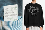 Harloste Monoline Signature Font, a Script Font by Letterena Studios Script (Thumbnail 2 of 10)