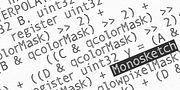 Monosketch, a Handwritten Font by GRIN3 (Nowak) (Thumbnail 2 of 4)
