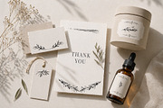 Ink Botanical Elements Vector Set, an Object Graphic by Christine Krahl (Thumbnail 5 of 12)
