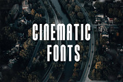 10 Cinematic Font Pack, a Font by Presets store (Thumbnail 1 of 10)