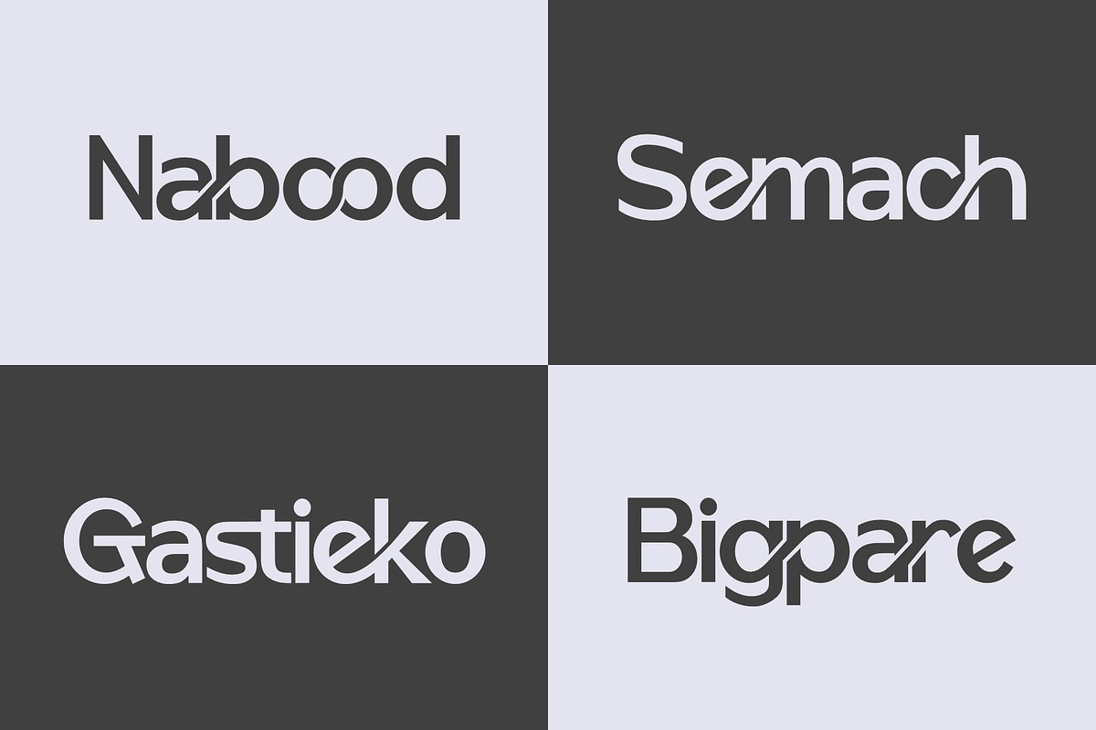 Rabsur - Modern Ligatures Sans, a Sans Serif Font by Sealoung (Photo 3 of 11)