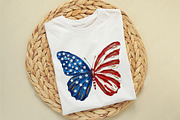 Brushstroke Patriotic Butterfly Png, an Illustration by designcity5 (Thumbnail 5 of 9)