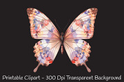 Spring Butterfly Border Clipart, an Illustration by RobertsArt (Thumbnail 2 of 4)