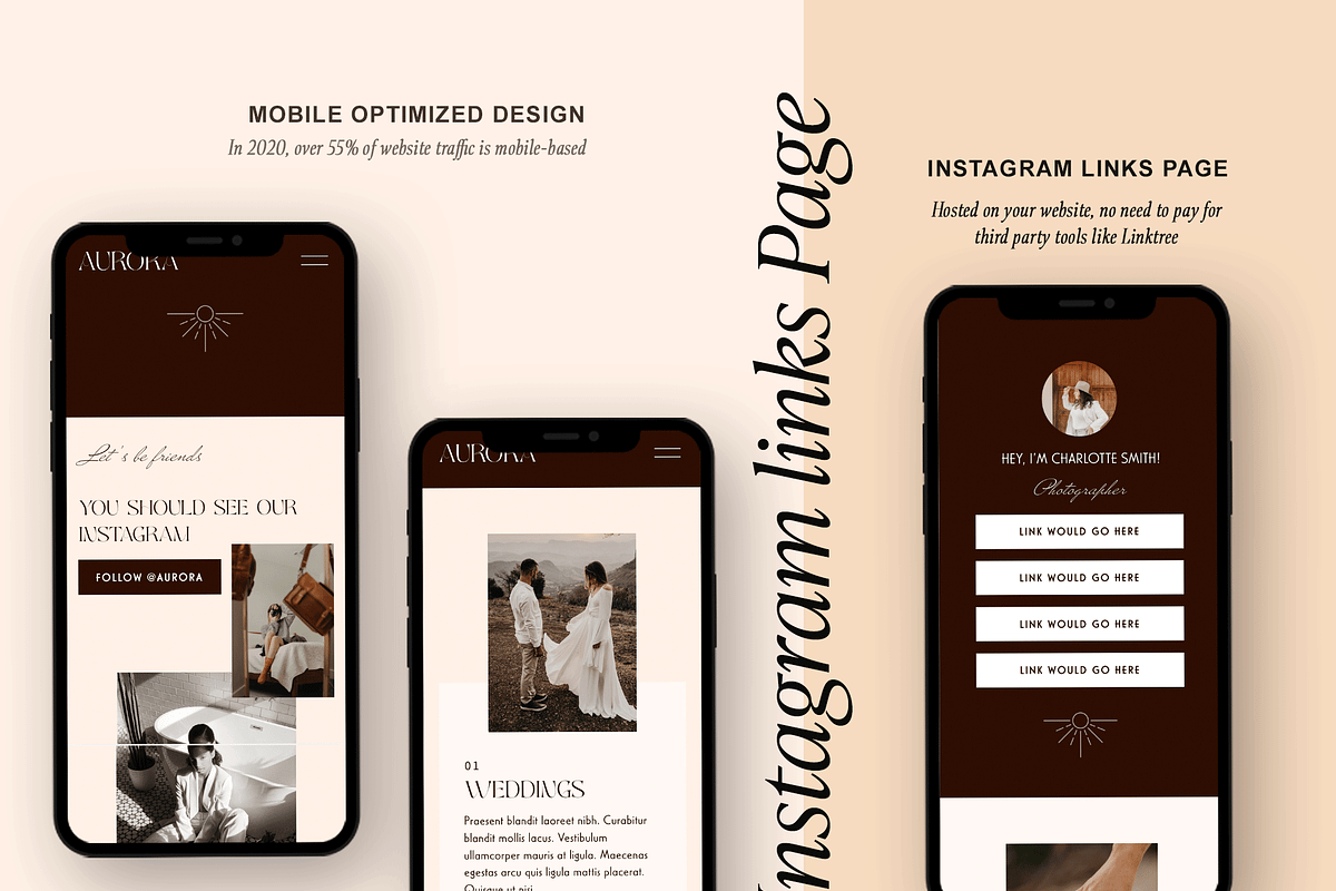 Photographer Squarespace 71 Template, a Websites & App Template by Kseniia_Design (Photo 4 of 9)