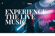 Vibez - HTML Template for Music Band, a HTML Template by TemplatesJungle (Thumbnail 2 of 2)