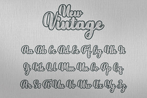 New Vintage Handwritten Font