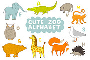 Cute Zoo Alphabet, an Animal Illustration by Anna Isaeva (Thumbnail 1 of 5)