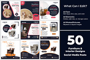 Furniture | 50 Posts | Insgram Posts, a Social Media Template by Mohammad Sarfaraz (Thumbnail 2 of 5)