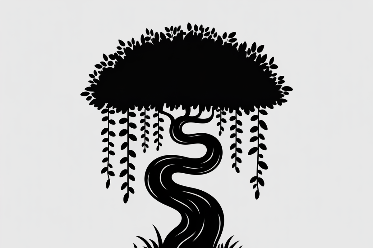 Banyan Tree Vector Illustration, an Illustration by Amazin_art (Photo 5 of 11)