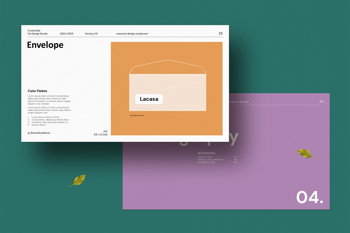 Brand Guidelines Presentation, a Presentation Template by Dream-Lab (Photo 9 of 10)
