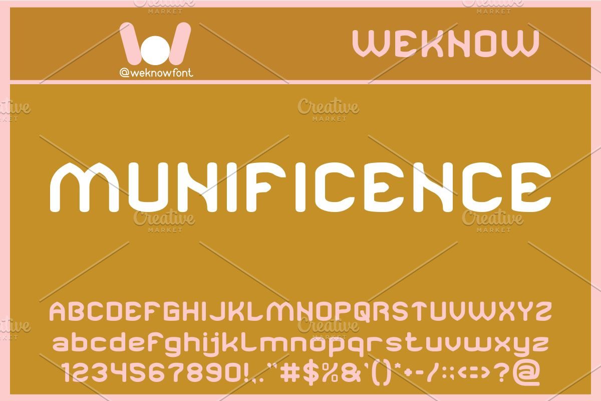 Microphone Check font, a Sans Serif Font by weknow (Photo 4 of 8)
