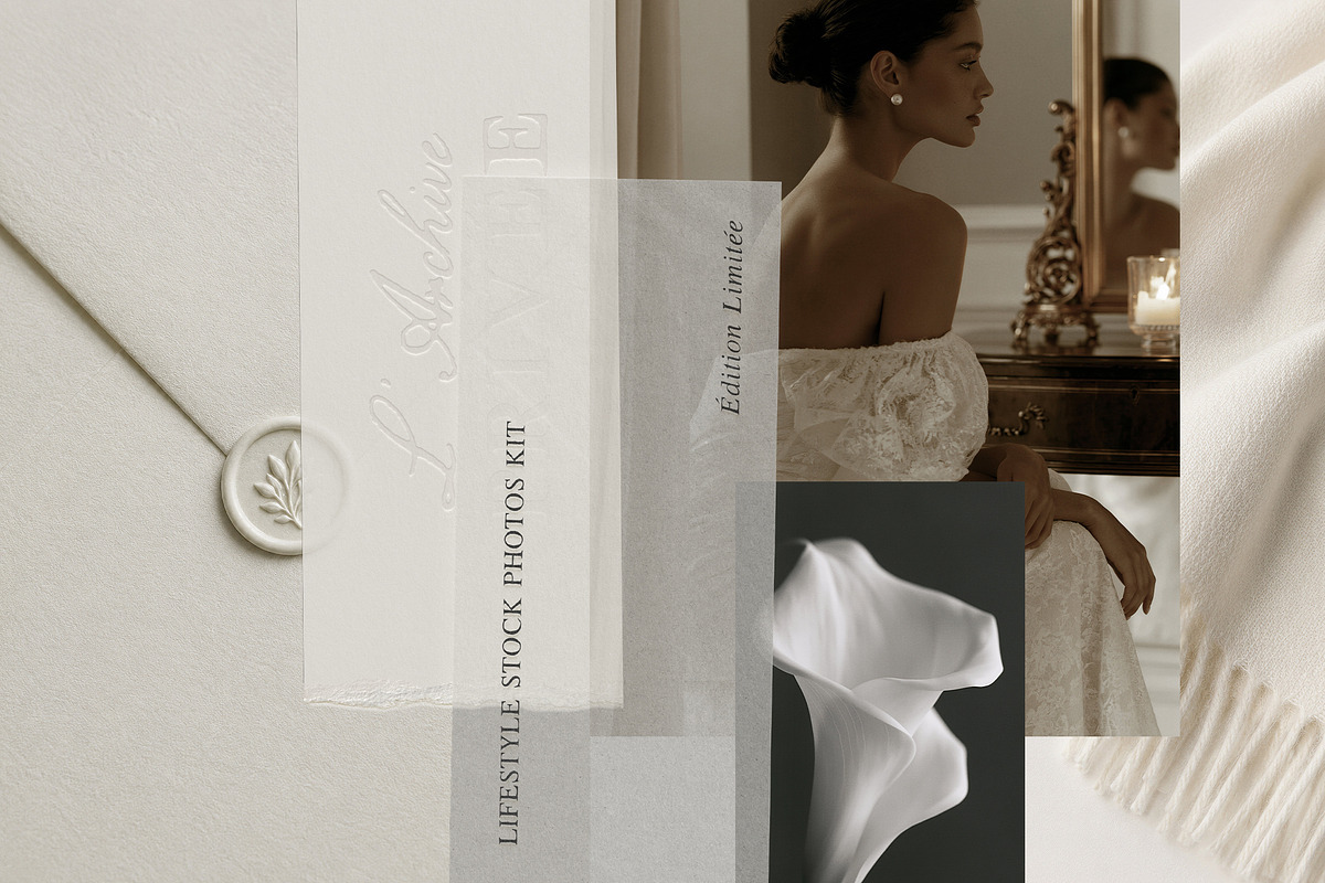 L’Archive Privée Editorial Pics, a Background Graphic by Muse Mockups (Photo 6 of 19)