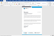 Clean Letterhead, a Stationery Template by Cristal Pioneer (Thumbnail 5 of 5)