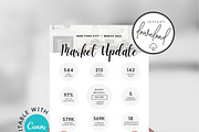 Market Update Template Bundle CANVA, a Flyer Template by RealEstateDreams (Thumbnail 4 of 4)