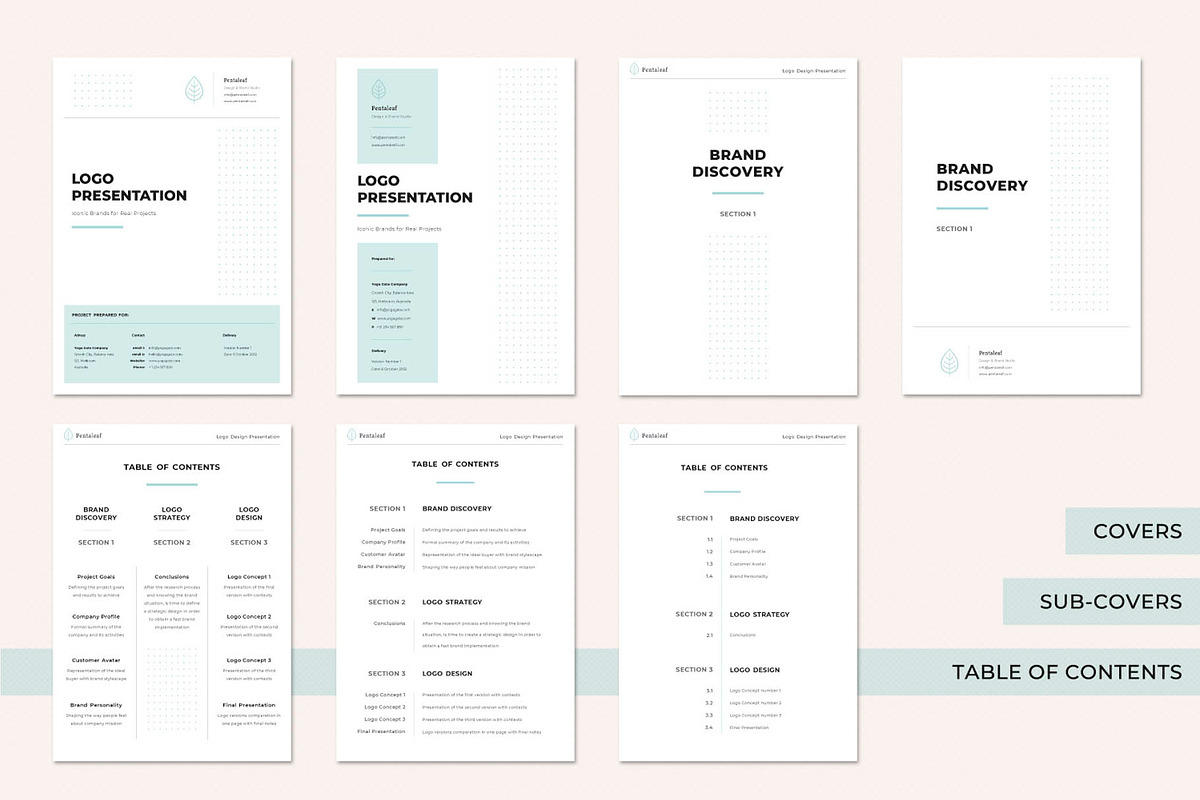 Professional Logo Presentation, a Presentation Template by Sargatal (Photo 3 of 11)