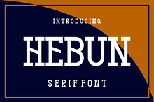 Hebun - Serif Font