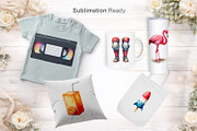 90s Retro Spring Break PNG Bundle, an Illustration by Artnoy (Thumbnail 7 of 8)