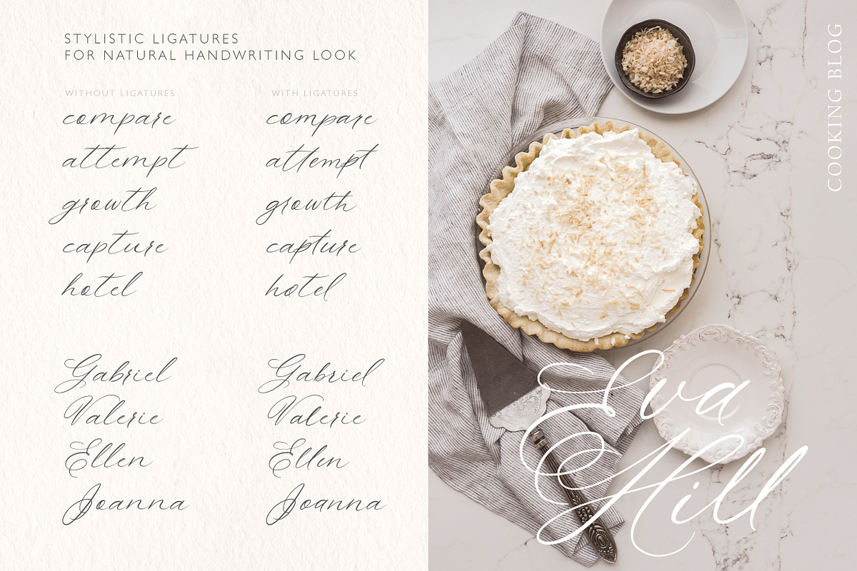 Allure & Grace. Calligraphy, a Script Font by AnMark (Photo 12 of 15)