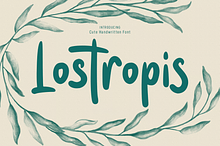 Lostropis Handwritten Brush Font