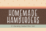 Homemade Hamburgers Font, a Sans Serif Font by Quirky Queen Media (Thumbnail 1 of 6)