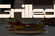 Genibos - Food Display Font, a Sans Serif Font by Pandeka Studio (Thumbnail 7 of 9)