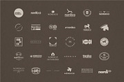 Scandinavian Logo Kit - AI, EPS, PSD, a Branding & Logo Template by Orca Design (Thumbnail 15 of 16)