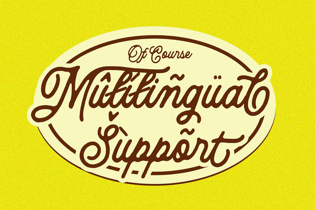 Gold Yard; Vintage Script, a Script Font by Eko Bimantara (Photo 9 of 10)