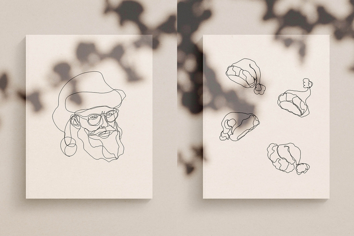 Christmas Bundle- Line Drawings, an Illustration by Whimsy Works (Photo 10 of 11)
