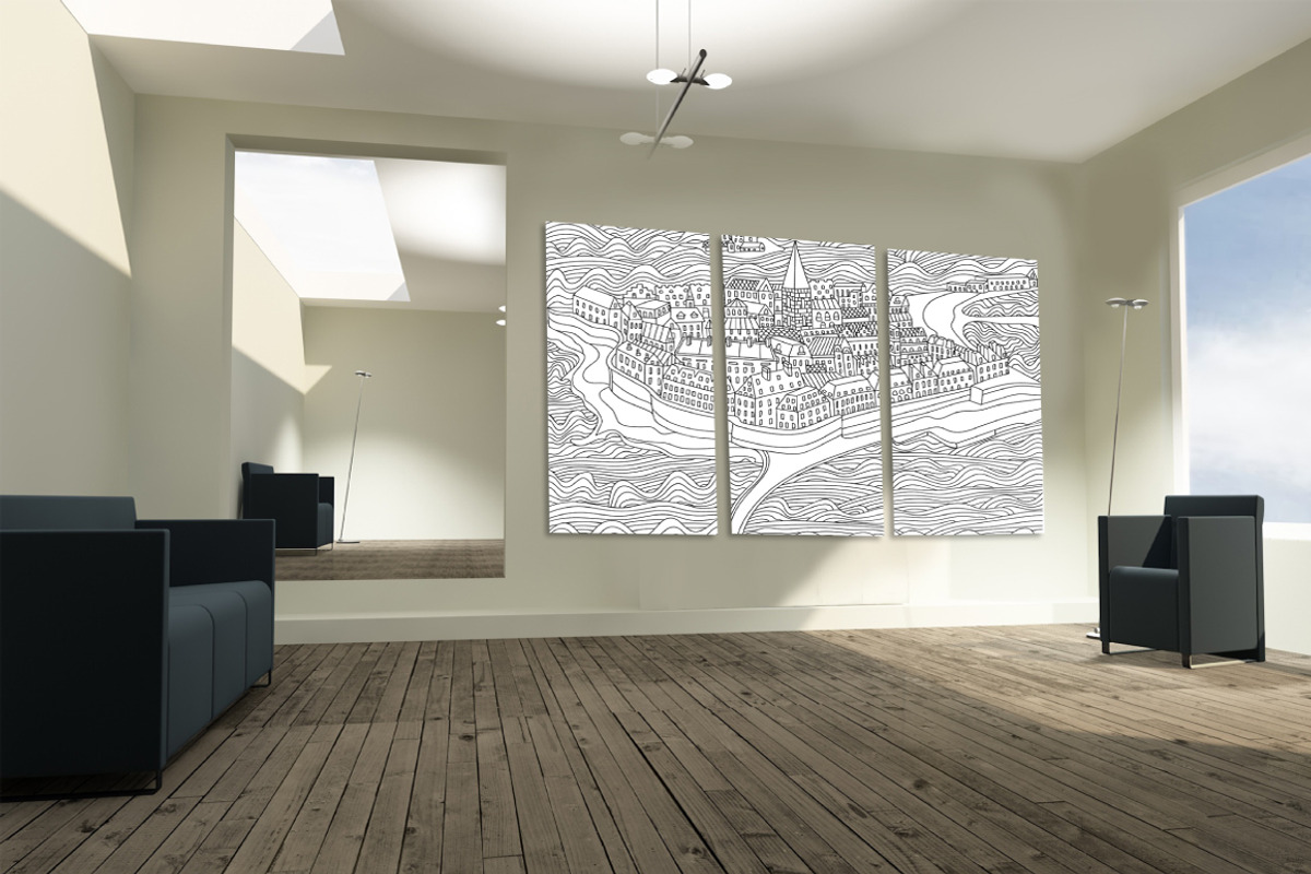 Cities coloring set - 12 pages, a Graphic by Lana Samokhina (Photo 12 of 14)