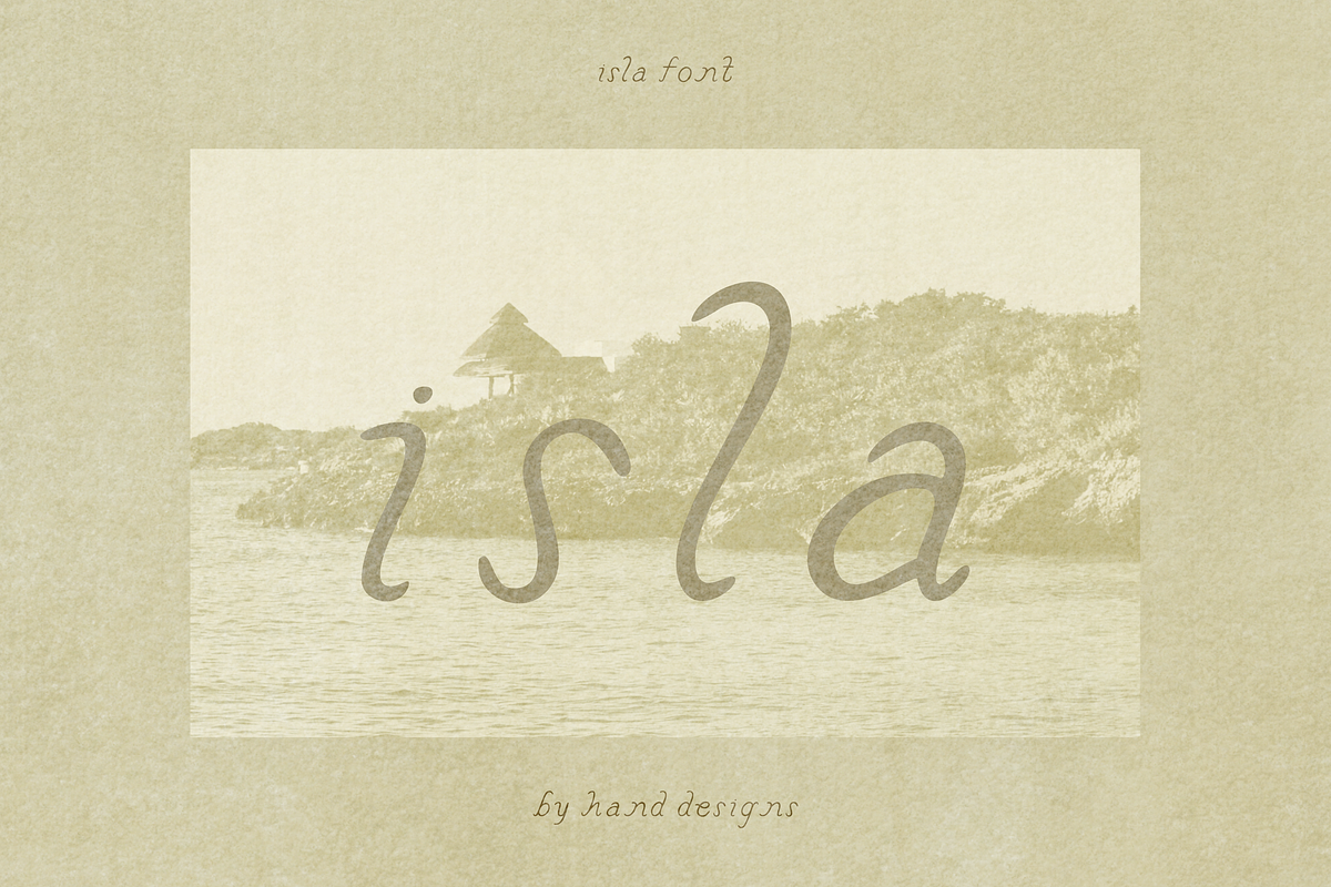 Isla Italic Font from By Hand, a Handwritten Font by By Hand Designs (Photo 1 of 8)