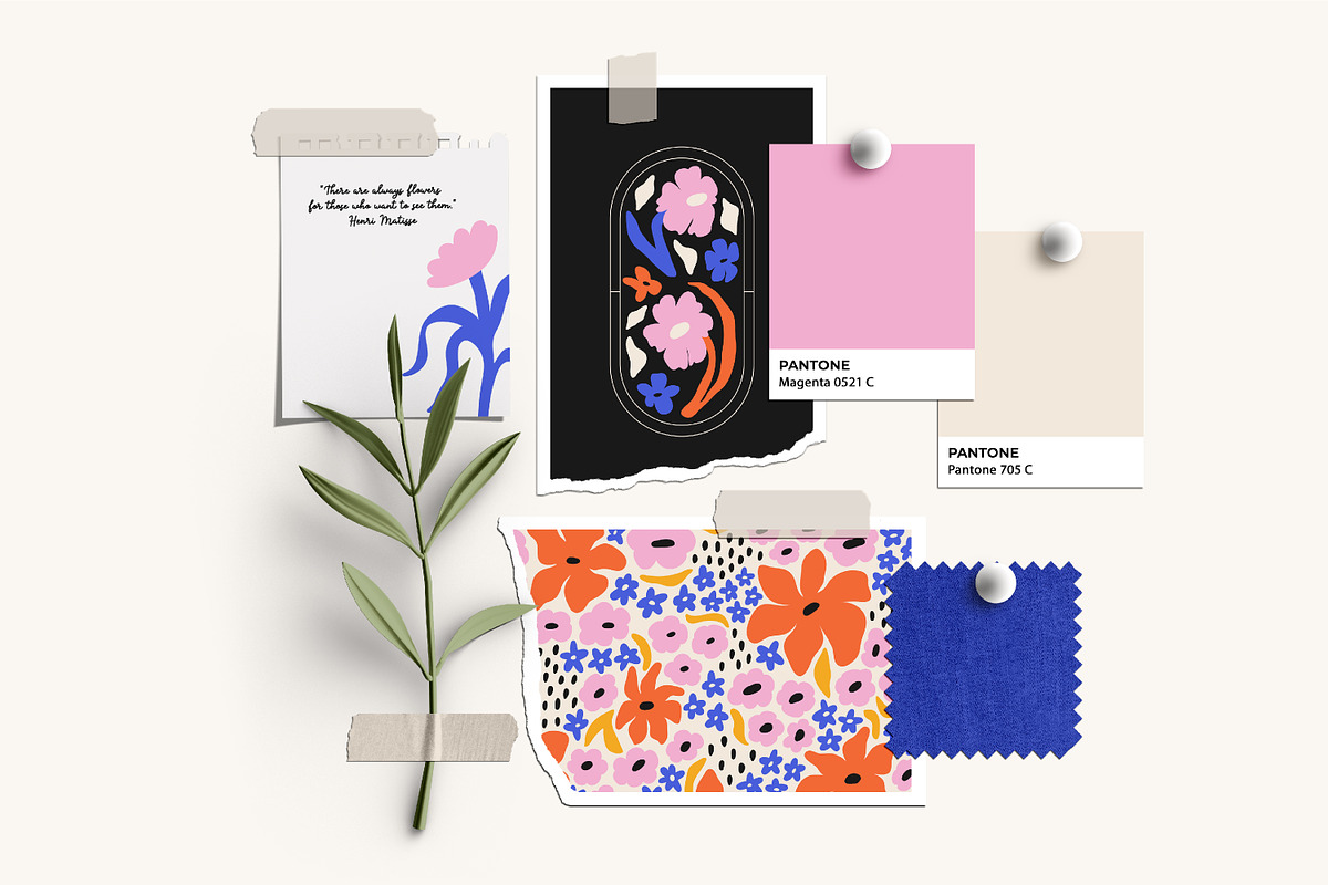 Flowery / Graphics & patterns, a Decorative Illustration by by Margo (Photo 7 of 9)