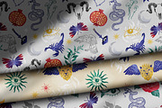 8 seamless esoteric patterns, a Decorative Illustration by SvetaDraws (Thumbnail 2 of 11)
