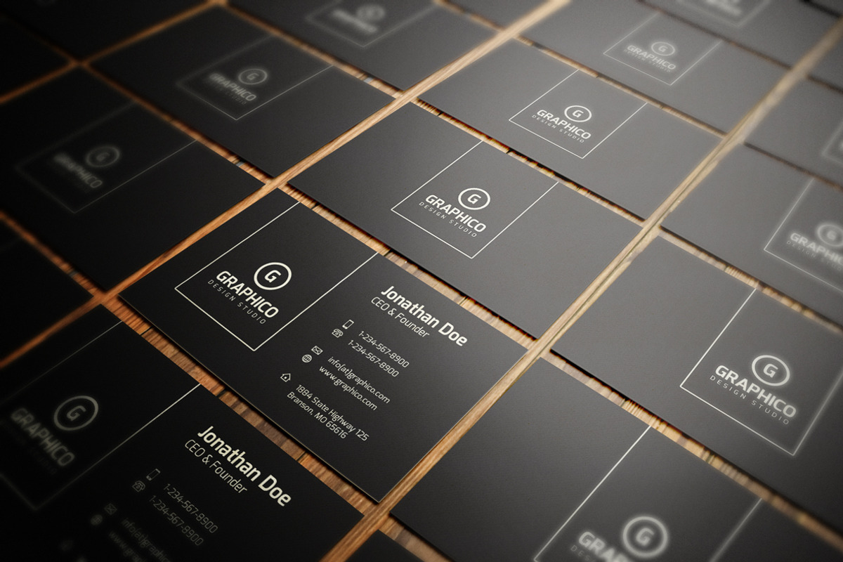 Corporate Minimal Business Card - 29, a Business Card Template by ND Design (Photo 3 of 5)