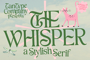 TAN - WHISPER, a Serif Font by TanType