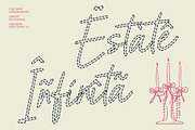 CS Gelda Dashed, a Script Font by Craft Supply Co. (Thumbnail 7 of 8)