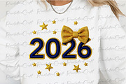 Yarn Crochet New Year 2026 Png, an Illustration by OK Design (Thumbnail 2 of 4)