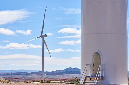Construction of a wind farm