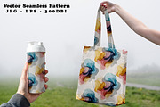 Colorful Liquid Watercolor Vector, a Pattern Graphic by one-touch (Thumbnail 3 of 10)