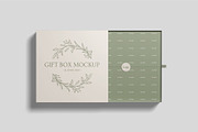 Sliding Gift Box Mockup, a Packaging Mockup by Compositing Studio (Thumbnail 11 of 21)