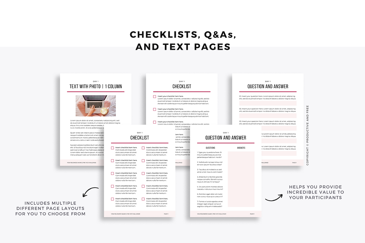 7-Day Lead Magnet Challenge Bundle, an Email Template by ProductiveandFree (Photo 10 of 19)
