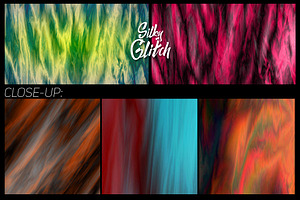 11 Silky Glitch Vector Backgrounds