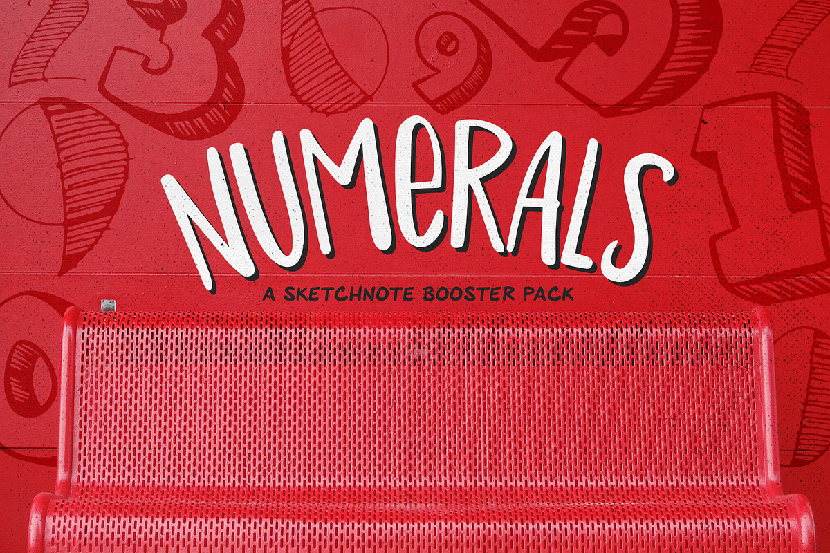 Numerals: Sketchnote Booster Pack, an Illustration by Mitch Made (Photo 1 of 2)